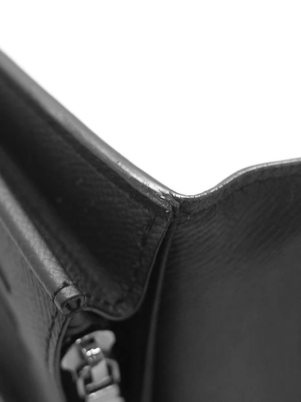 Louis Vuitton Bi fold Black Eclipse Long Brazza Portefeuille Wallet Monogram - Picture 5 of 5